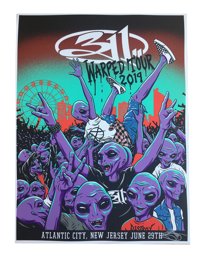 Warped Tour Poster 2019