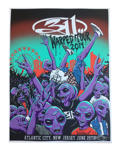 Warped Tour Poster 2019 – Rockthreads