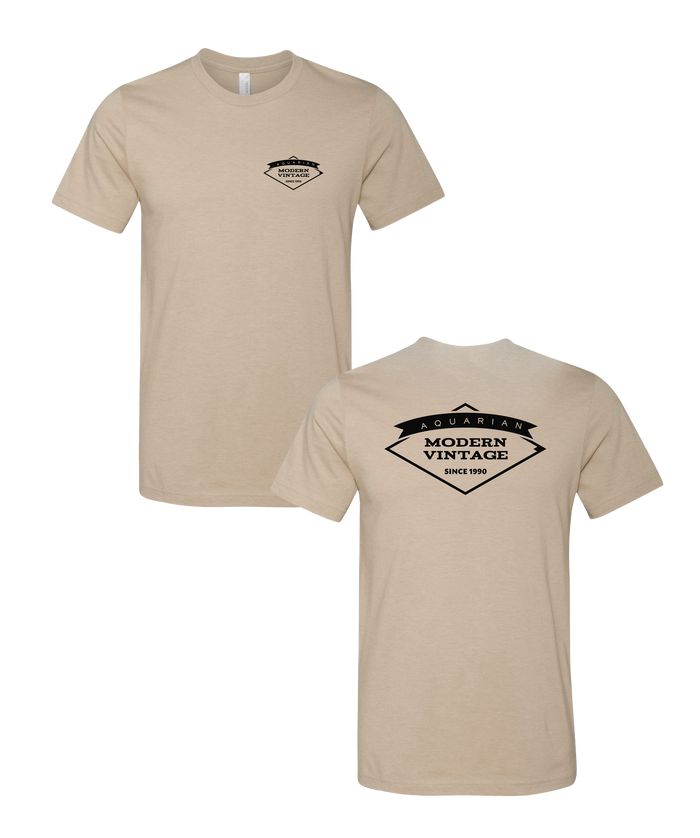 Aquarian - Vintage Tee (Heather Tan)