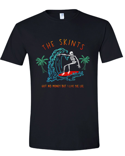 The Skints - Surfing Skeleton Tee