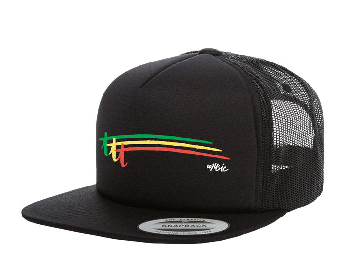 Thicker Than Thieves - Rasta Stripe Trucker Hat